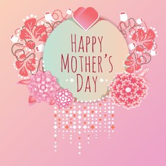 Sticker - happy mother's day design