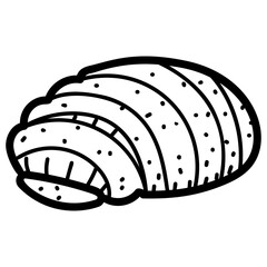 Poster - Croissant Vector Design 