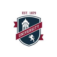 Sticker - university logo design