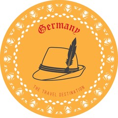 Sticker - germany label design