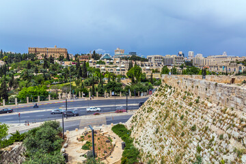 The white stone Jerusalem