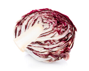 Sticker - Radicchio, red salad isolated on white background