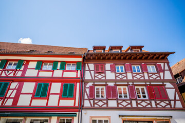 Canvas Print - Dans les rues de Gengenbach en Allemagne 