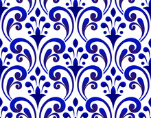 Floral Blue Pattern