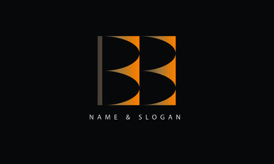 BB, B abstract letters logo monogram