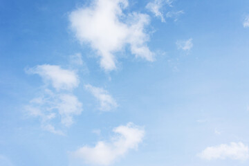 Wall Mural - abstract atmosphere background, blue sky with clouds, copy space