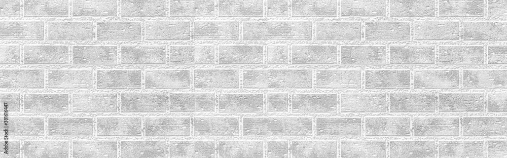 Panorama of Old white stone block wall seamless background and pattern ...
