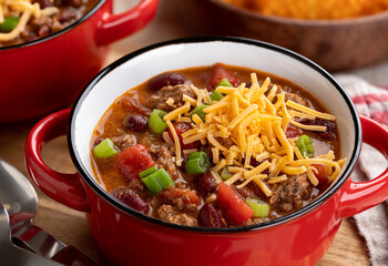 Canvas Print - Bowl of chili con carne