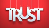 Fototapeta  - Trust on Red