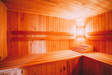 Interior Of Sauna Room