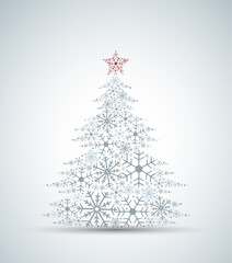 Wall Mural - Decorative Christmas tree