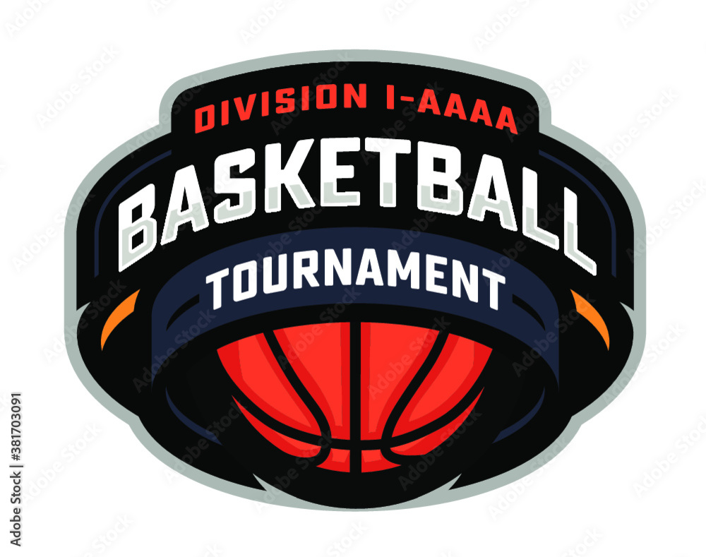 Basketball Tournament Logo Stock Vector | Adobe Stock, image size:1000x789