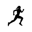 © iconshopbd - Female running icon (vector illustration)