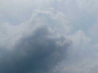 blue sky with clouds