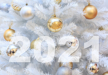 new year background 2021 gold and white new year background with balloons balls