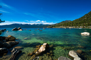 tropical island in the sea