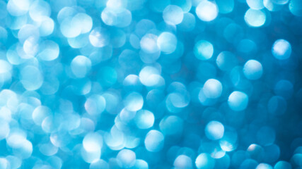 Background from blue and white bubbles on a white background
