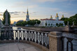 St. Nicholas Naval Cathedral, famous landmark, St Petersburg, Russia.