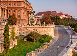 Wall Mural - Royal Palace of Buda in the morning