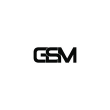 Gsm Letter Original Monogram Logo Design