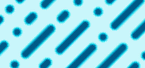 Wall Mural - rounded line shape overlap layer pattern background design