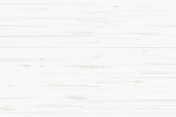 White wood pattern and texture for background. Vector.