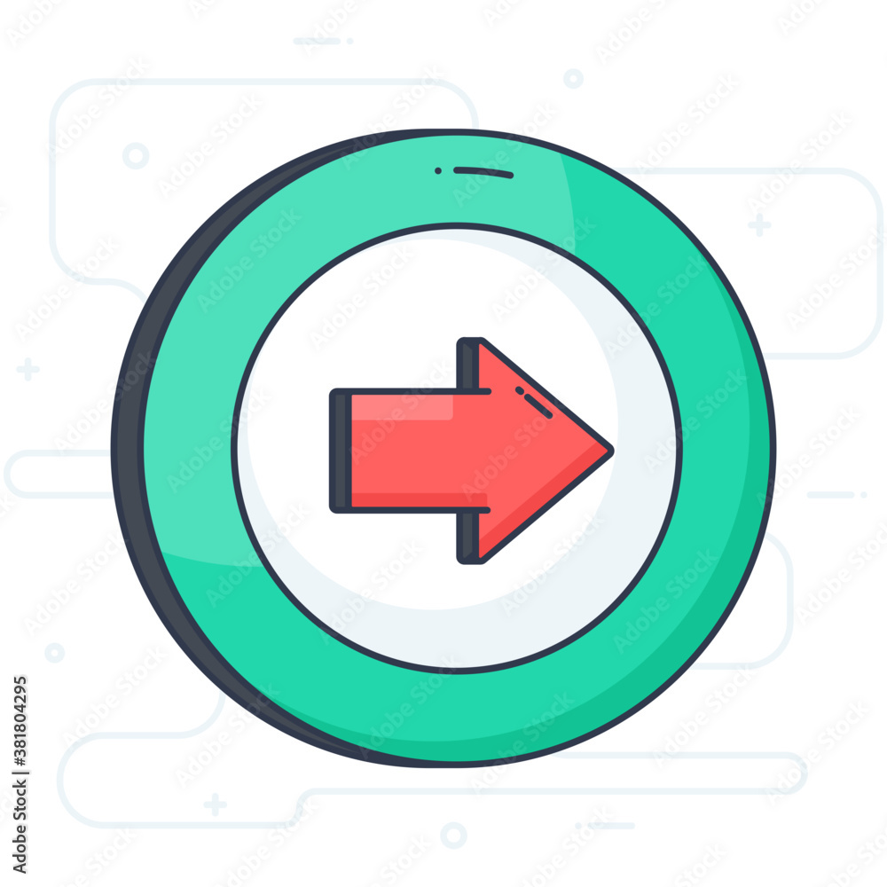 Trn Document Exit Turn Stock Vector | Adobe Stock
