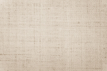 Poster - Brown Hemp rope texture background. Sackcloth or blanket wale linen wallpaper. Rustic sack canvas fabric texture in natural. Haircloth vintage linen burlap weaving, Old beige carpet background.