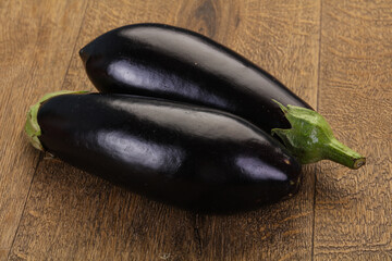 Raw eggplant ready for cooking