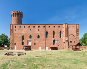 Wall Mural - Teutonic castle in Swiecie on the Vistula river, Poland