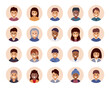 © Igor - People avatar icon big collection. Set including male and female. Vector illustration design.