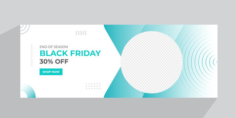 Wall Mural - Black Friday Sale Facebook Covers