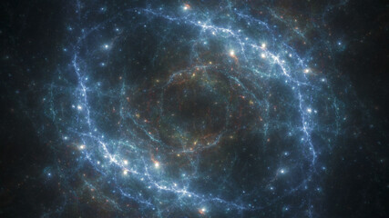Wall Mural - stars background, deep space illustration