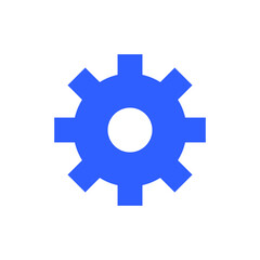 setting tools icon vector blue and black