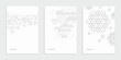 © timur84 - Abstract geometric technological banner. Corporate identity flyer. Vector set background.
