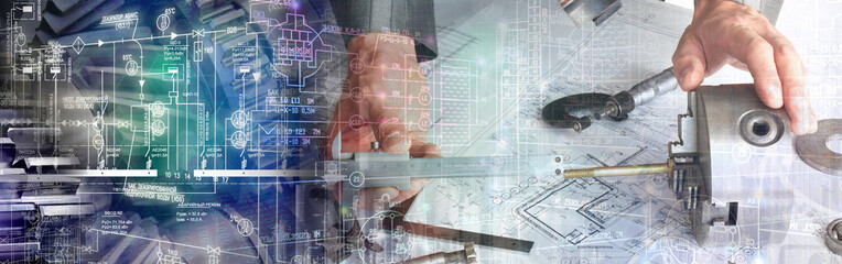 Wall Mural - technology high quality in manufacturing industry