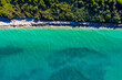 Spiaggia di Punta Penna - Strand in Italien aus der Luft