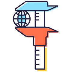 Poster - Metrology Flat Vector 