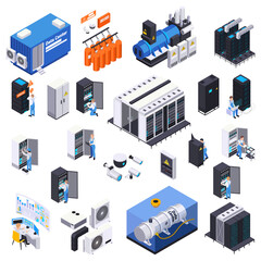 Sticker - Data Center Icon Set