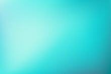 Abstract Gradient Turquoise Mint Background. Blurred Teal Blue Green Water Backdrop With Sunlight. Vector Illustration For Your Graphic Design, Banner, Summer Or Aqua Poster, Website