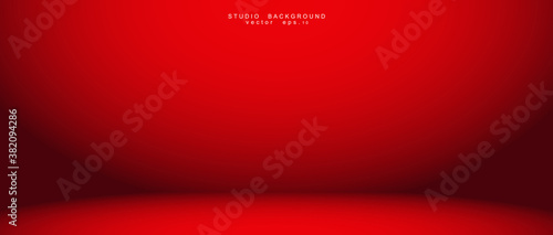 Plakaty czerwone  pusty-czerwony-kolor-studio-pokoj-luksusowy-tlo-abstrakcyjny-czerwony-gradient-uzywany-jako-tlo-dla