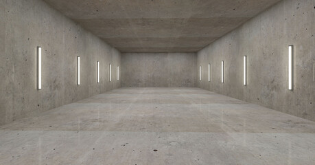  nice concrete simple lighting unique 3d place image_ 16