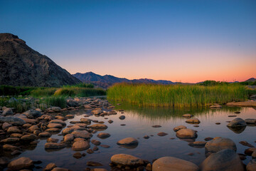 rocks in orange river