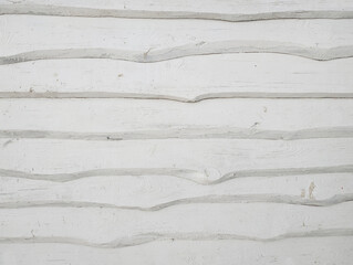 Sticker - White painted wooden texture background. Rough uneven wooden horizontal boards