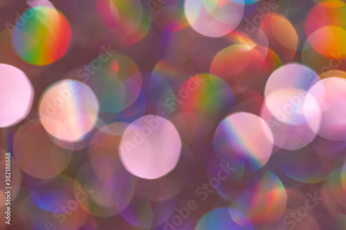Blurred Iridescent neon background.
