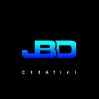 JBD letter logo design vector