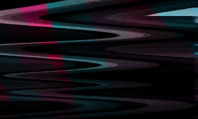 Abstract illustration of blue pink and black lines