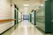 © Raymond Forbes LLC/Stocksy - Hallway in American High School