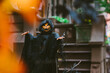 © Lauren Lee/Stocksy - Spooky Halloween decoration