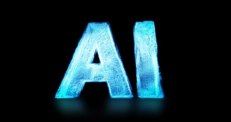 Wall Mural - artificial intelligence (ai) or machine learning with data mining and virtualization, datacenter. te